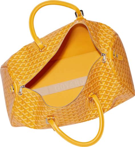 boston 50 bag goyard|goyard yellow duffle bag.